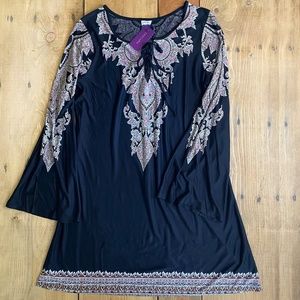 Lascana Dress New With Tags Black  Pink and White